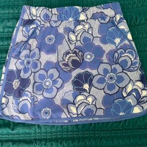 T by Talbots Skort Golf Tennis Pickle Ball Pockets Pull On Blue  Size Medium